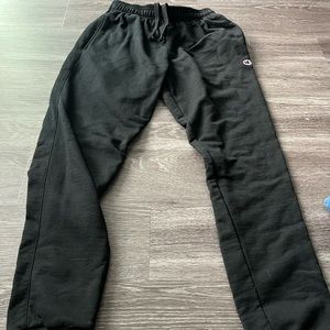 Mens Champion Black athletic wear cotton pants.